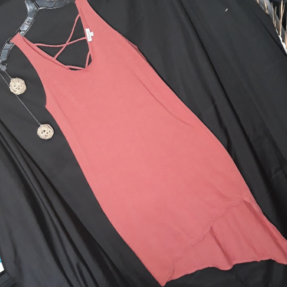 Splendid Asymmetrical Shift Dress - Picture 3 of 6